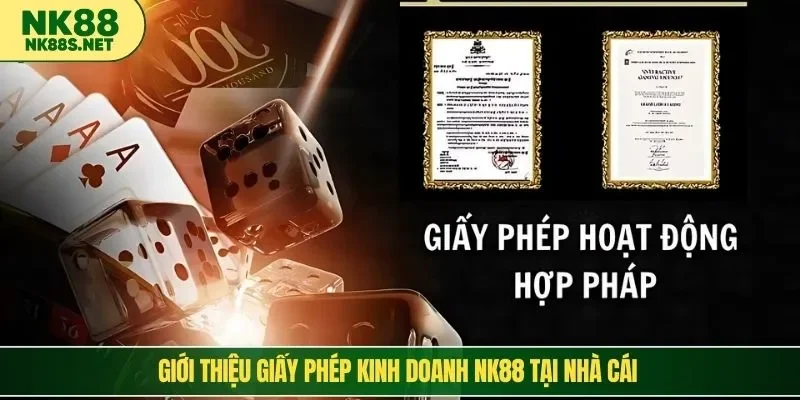 Giới thiệu giấy phép kinh doanh NK88 tại nhà cái