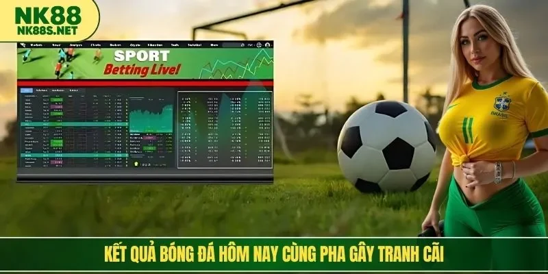 Kết quả bóng đá hôm nay cùng pha gây tranh cãi