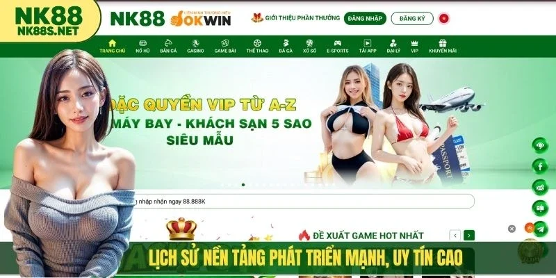 Lịch sử nền tảng phát triển mạnh, uy tín cao